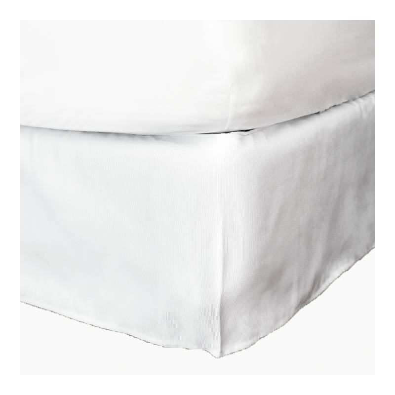 RELAN Faldón Cama King Blanco / Ropa de Cama Relan 