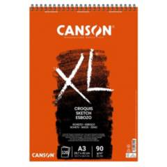 CANSON - Croquera Dibujo Canson XL Croquis 90gr A3