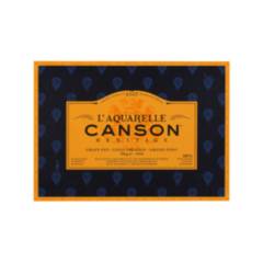 CANSON - Block Papel Acuarela Heritage 300gr Grano Fino 46x61cm 