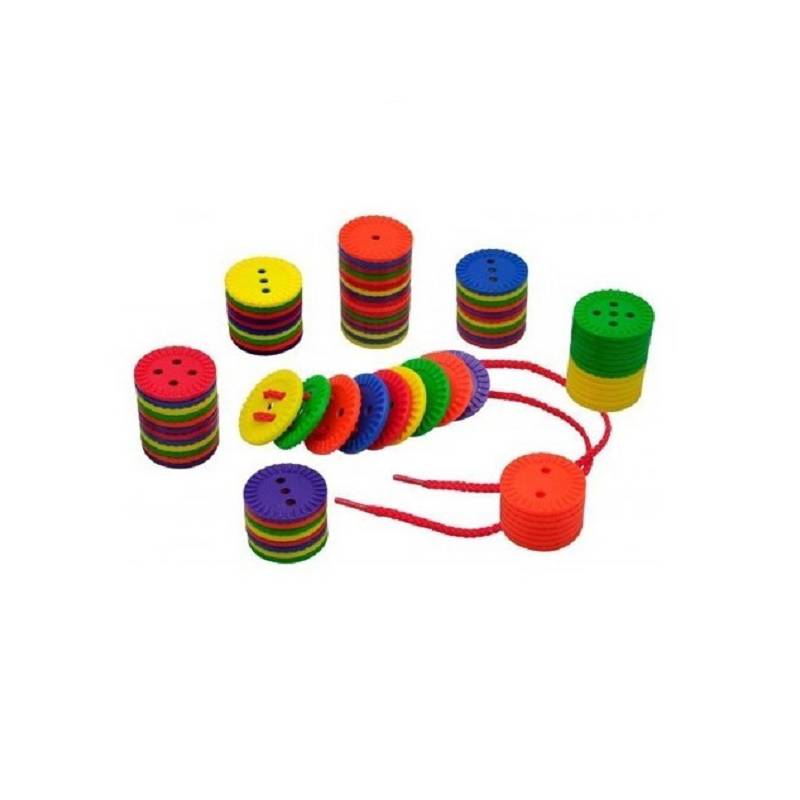 SEIGARD - Set Para Hilar Botones 400 Und. L23 Color Variado