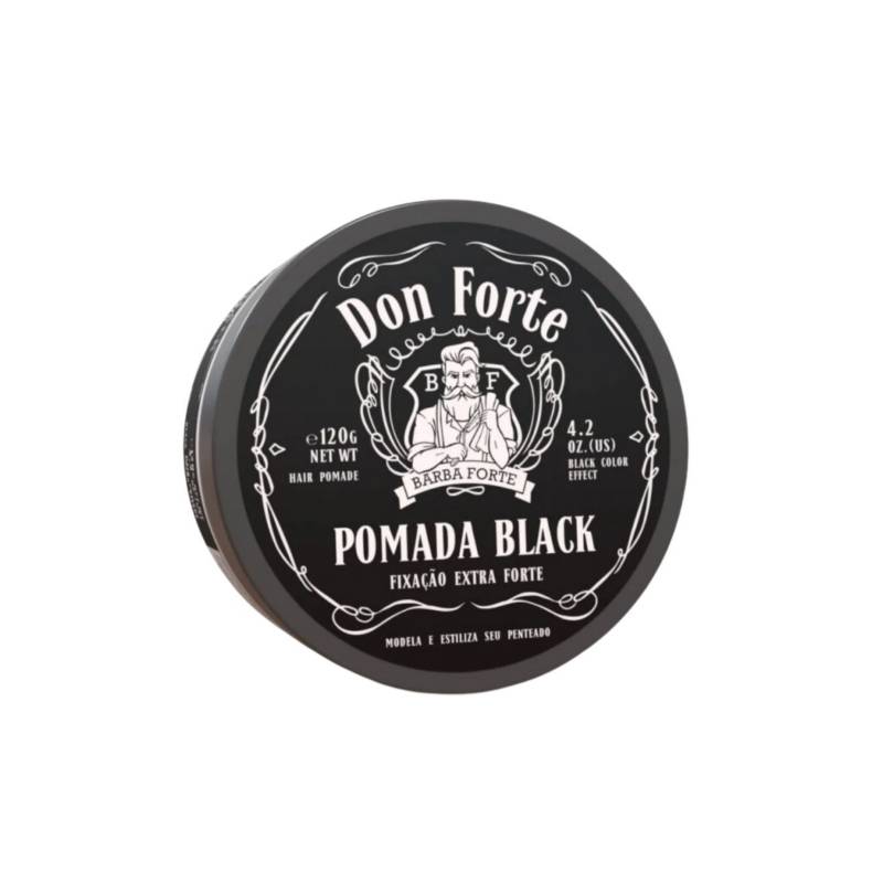 BARBA FORTE - Pomada Black Don Juan Barba Forte 120 Gr