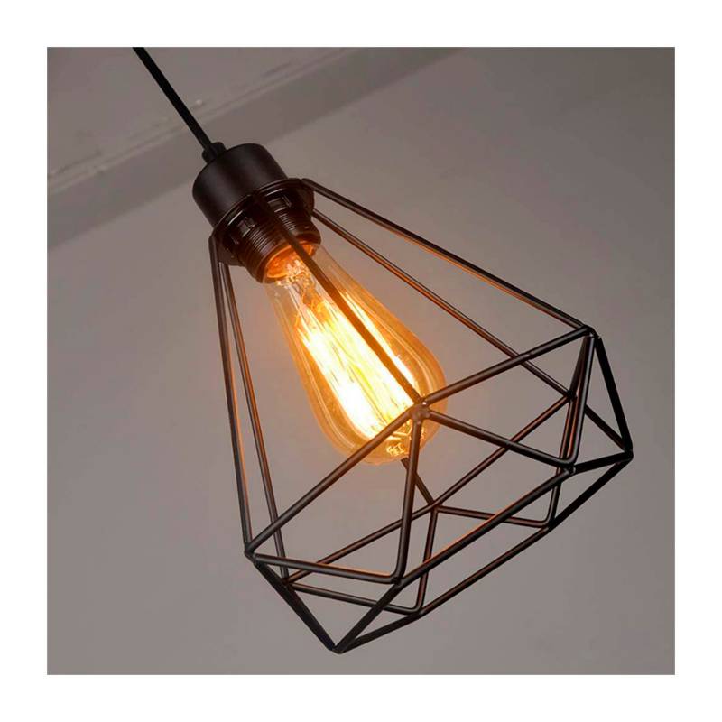 Lampara Colgante Vintage Tipo Diamante – Luces Led Chile