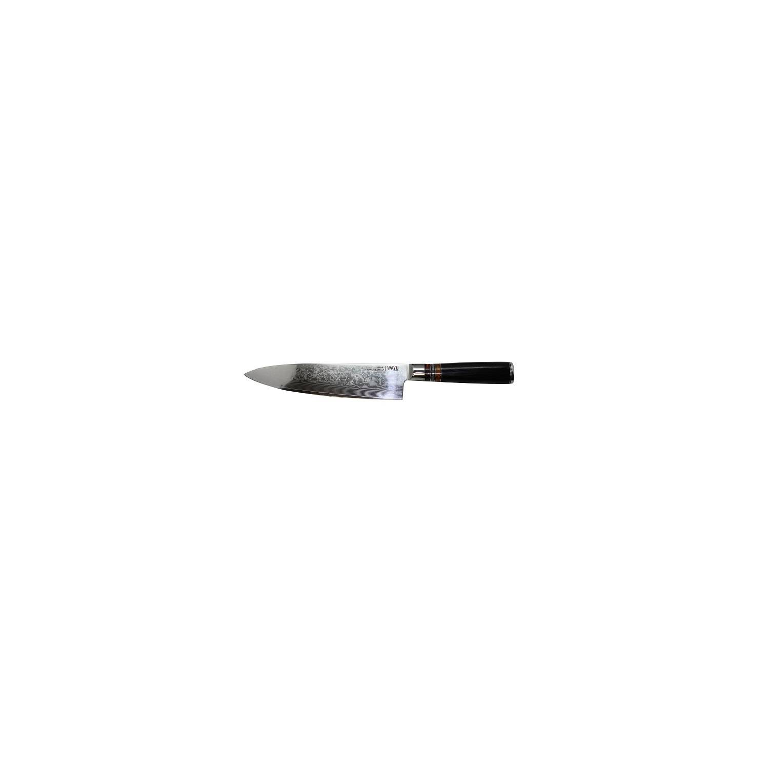 Cuchillo Damascus Black Pakka Wayu Limited® (TOTAL 33 CM.)