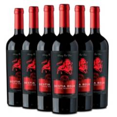 BESTIAS WINES - 6 Vinos Bestia Roja Gran Reserva Merlot
