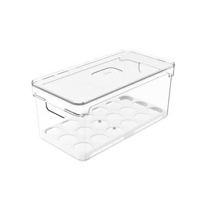 Organizador de huevos para refrigerador 7,6x10,8x36,8cm acrílico