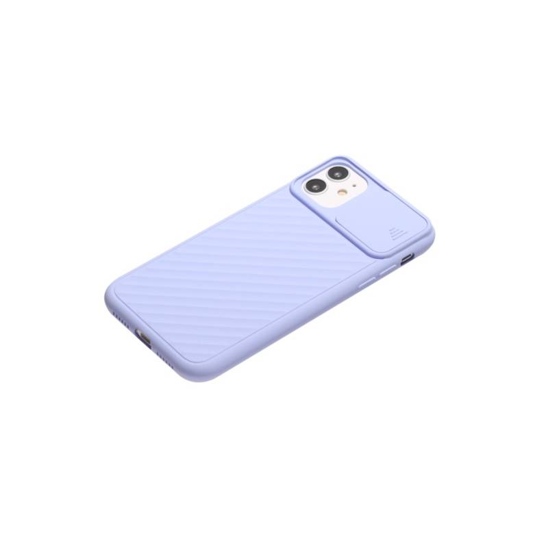 Funda de silicona iPhone 12 Mini (morado claro) 