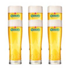 HEINEKEN - Pack 6 vasos cerveza Heineken 350ml
