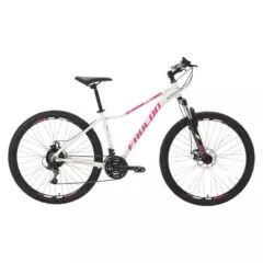 FAUCON - Bicicleta Mountain Bike Mujer Nilo Blanco Rosado Aro 27,5 M