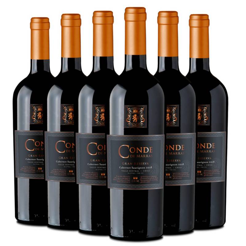 BESTIAS WINES - 6 Vinos Conde de Marras - Gran Reserva - Cabernet Sauvignon