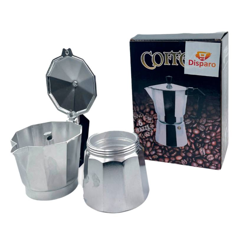 GENERICO Cafetera Italiana Greca 6 Tazas Cafe Portatil Grecas Coffe