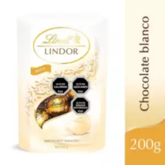 LINDT - Chocolate Lindt Bombon Lindor Blanco 200G LINDT