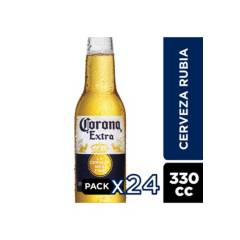 CORONA - Cerveza Corona Botellín 24 Unidades 330cc CORONA