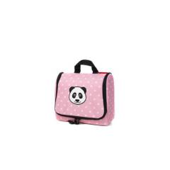 REISENTHEL - Neceser para colgar toiletbag - infantil kids Panda dots pink REISENTHEL