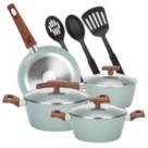 Batería de cocina Antiadherente Simply Cook Bronce 14 pzs - Descuentoff