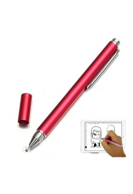Lápiz Táctil Touch Pen Doble Puntero Tablet Smartphone Gris