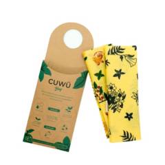CUWU - Set  Bolsas reutilizables para alimentos 2Uni y 2Tamaños
