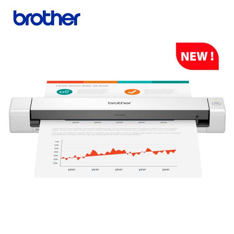 BROTHER - Escaner Portatil Brother DS640 300dpi 15ppm USB