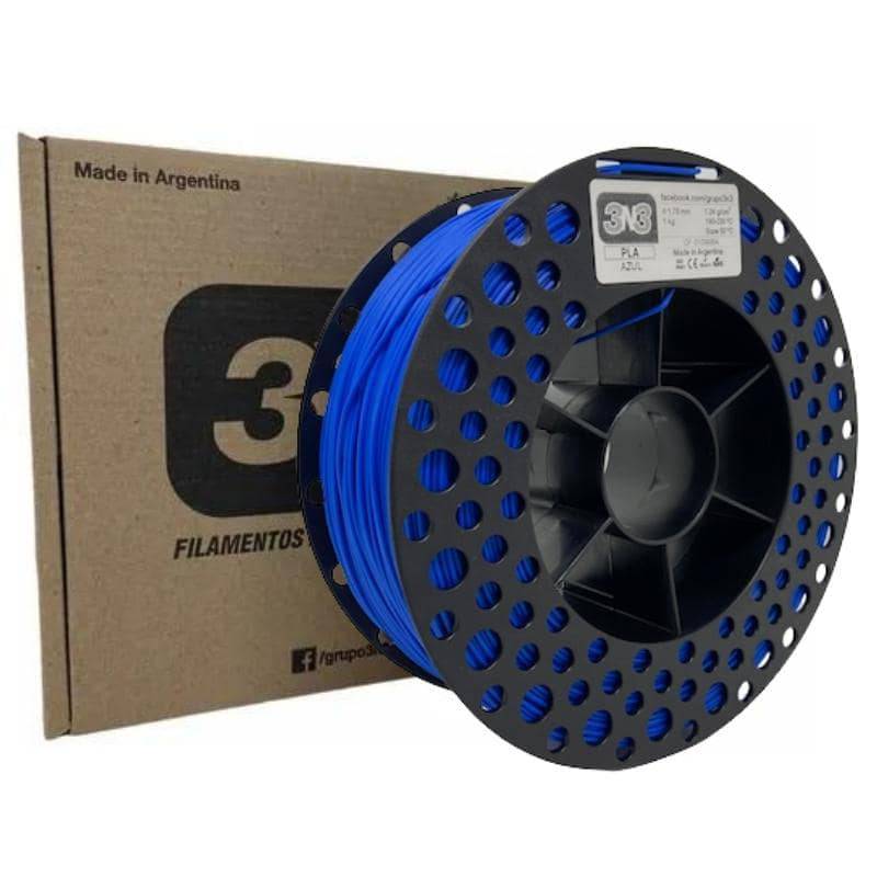 3N3 - Filamento 3D Pla 3n3 1kg 175mm Azul - Filamentos