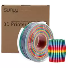 SUNLU - Filamento 3D Pla Sunlu 1kg 175mm Arcoiris - Filamentos