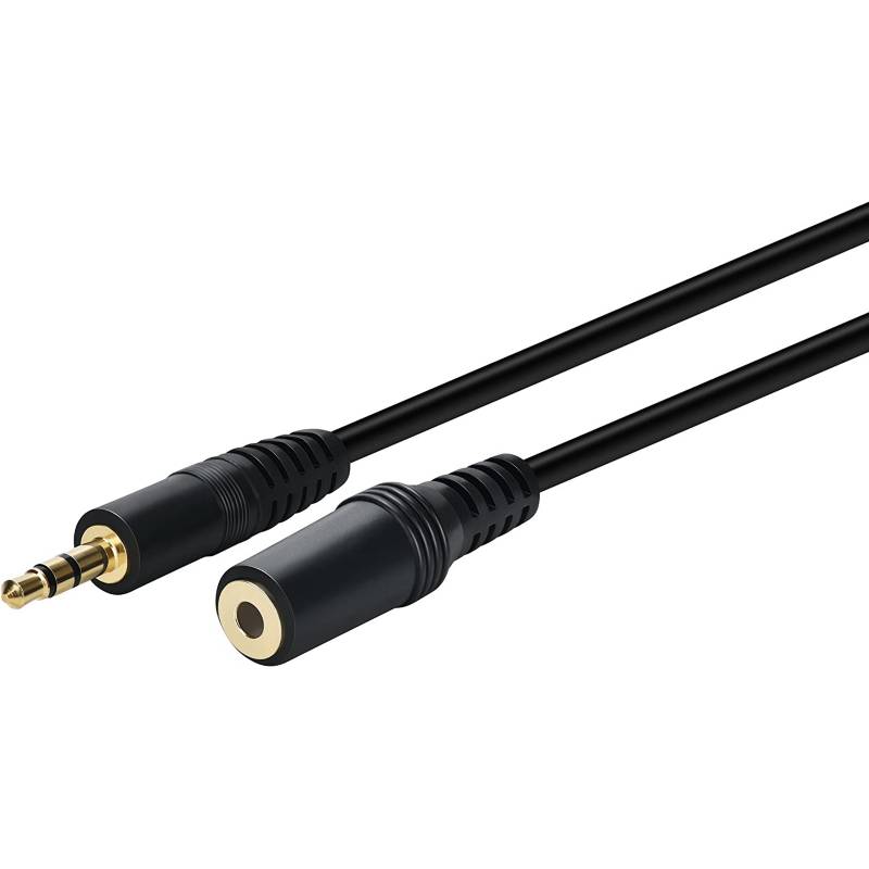 OEM Cable Auxiliar Hembra Plug 3.5 mm 1.3 Metros Alargador Audio