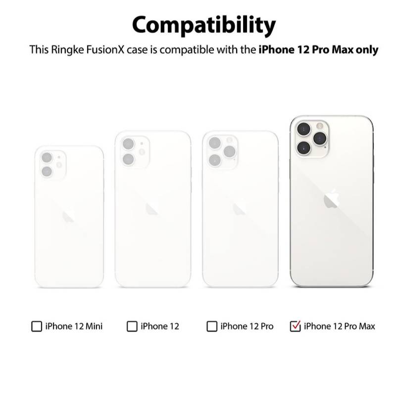 Ringke Fusion-X Compatible con Funda iPhone 13 Pro MAX, Carcasa