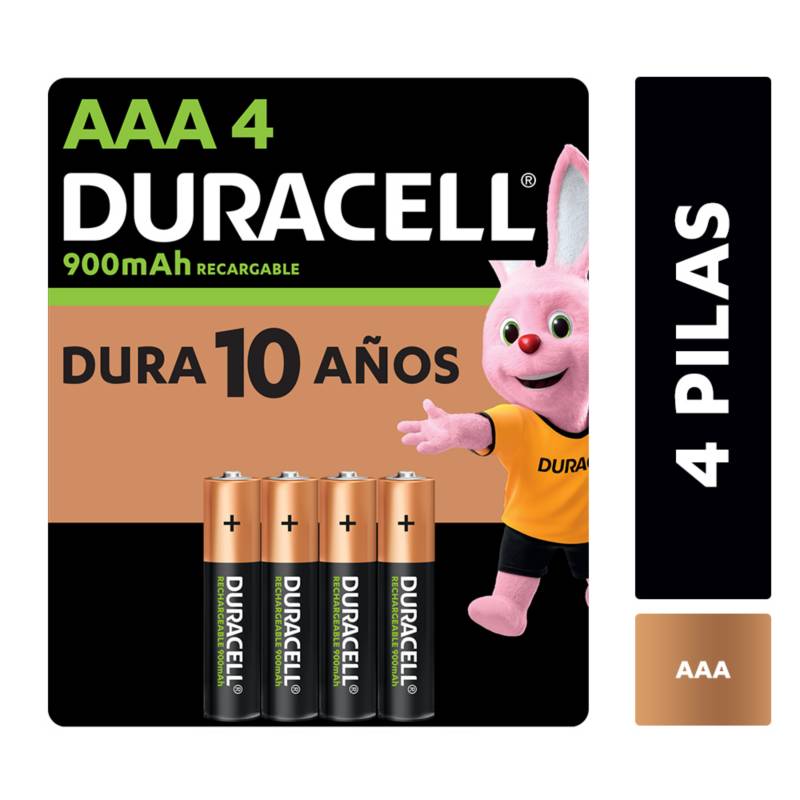 DURACELL - Pila Recargable Duracell Tamaño Aaa X4 / Superstore
