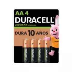 DURACELL - Pila Recargable Duracell tamaño Aa X4 / Superstore
