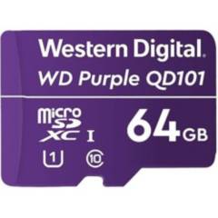 WESTER DIGITAL - Tarjeta de memoria MicroSD WD Purple SC QD101 64GB