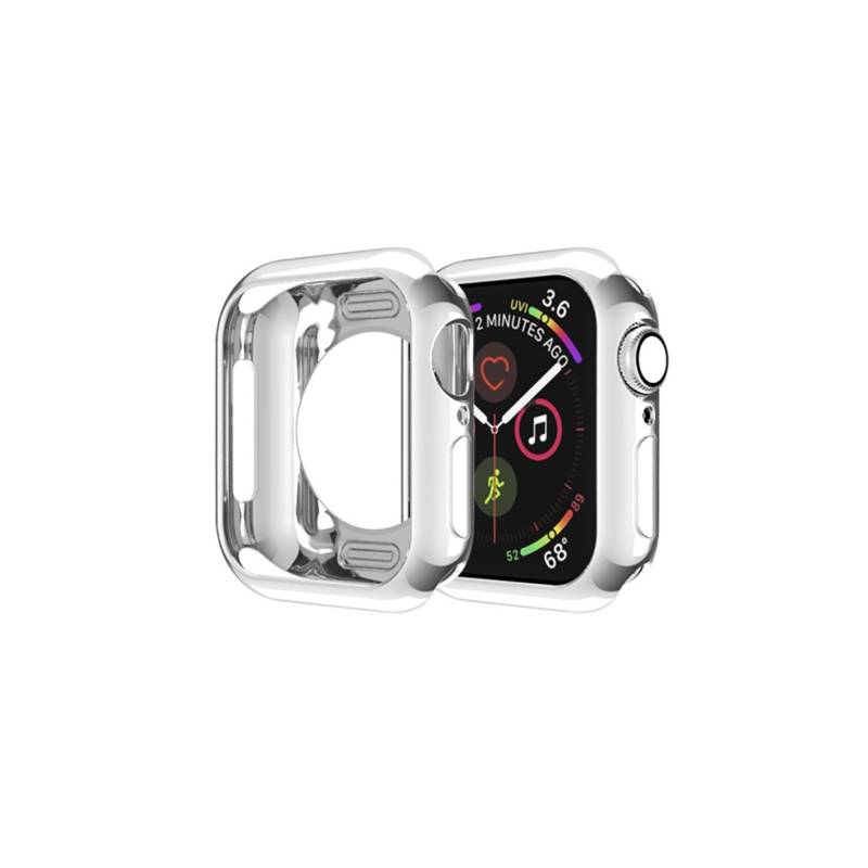 GENERICO - Carcasa para Apple Watch Serie 5 y 4 44mm Plateado GENERICO