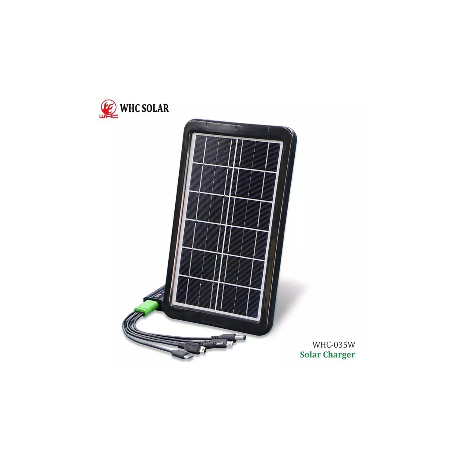 GENERICO Panel solar portátil cargador múltiple 35W varios dispositivos
