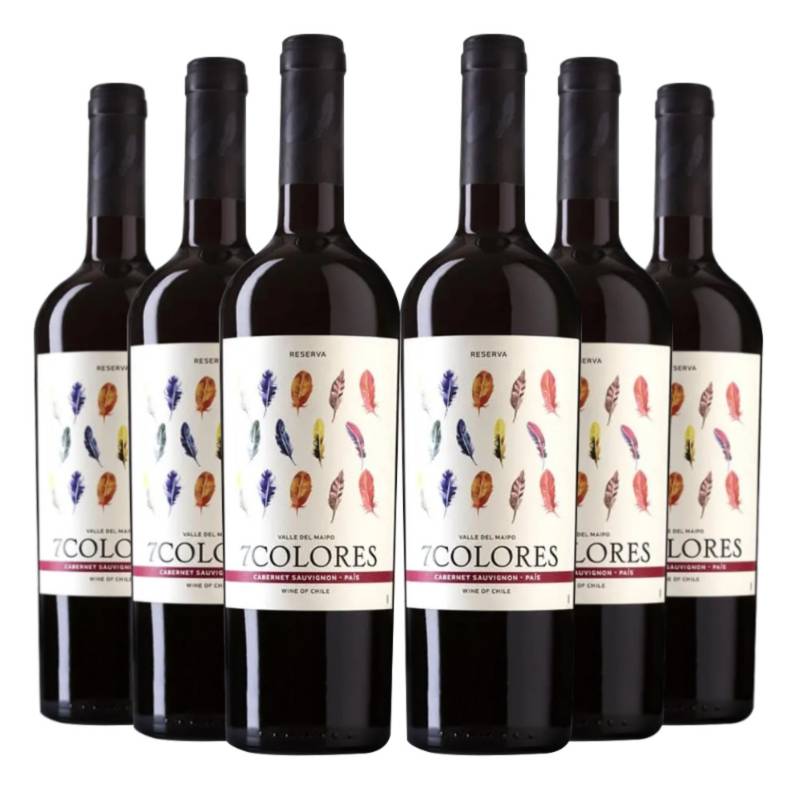 7 COLORES - 6 Vinos 7 Colores Reserva Cabernet Sauvignon