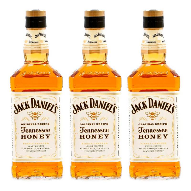 JACK DANIELS - 3 Whisky Jack Daniels Honey