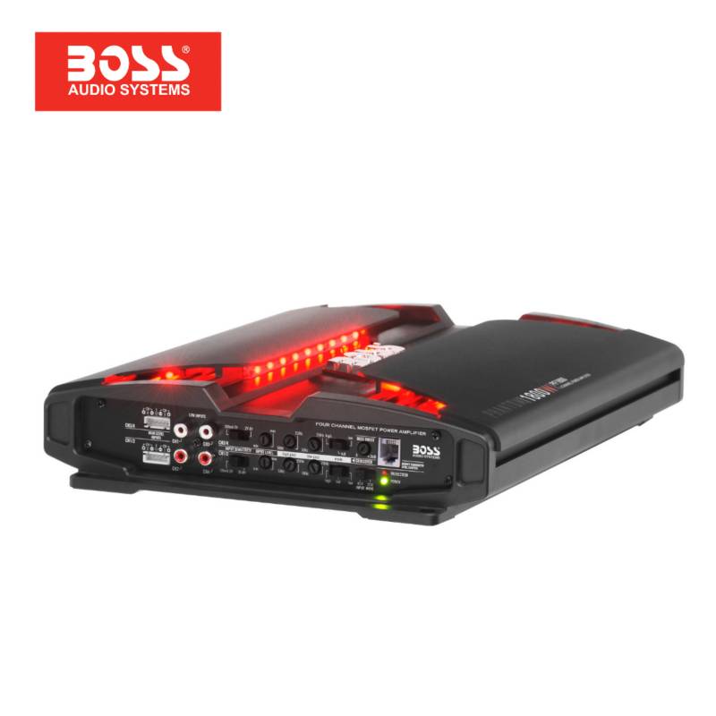 actualizar Inflar realeza BOSS Amplificador auto Boss Panthom 4 Canales 1800W RED LED | falabella.com