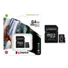 KINGSTON - Memoria Micro SD Kingston 64GB Canvas Select Plus