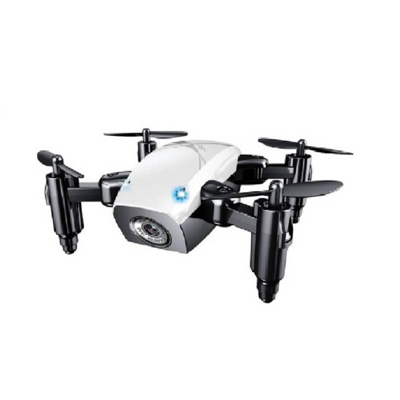 BROADREAM - Drone con cámara MICRO S9W 8x9 cm BLANCO Cámara 480p Flip 360