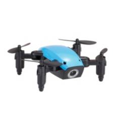 BROADREAM - Micro Dron S9W 8x9 cm AZUL Cámara 480p Flip 360