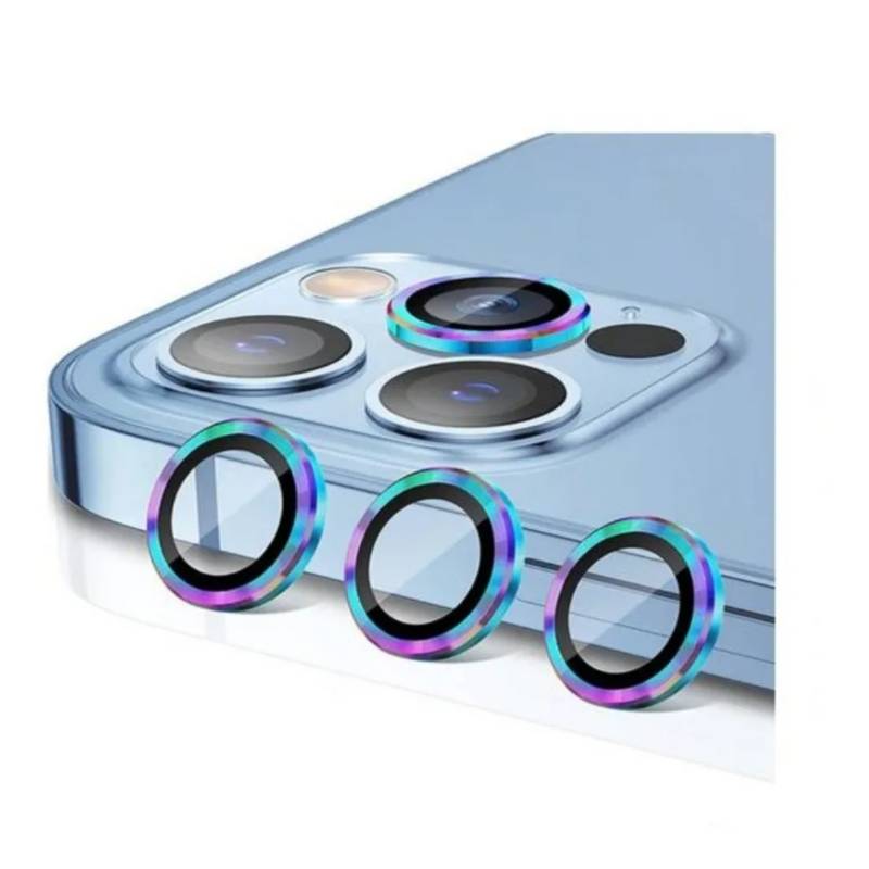 GENERICO Protector para lente camara iPhone 13 / 13 mini / Tornasol