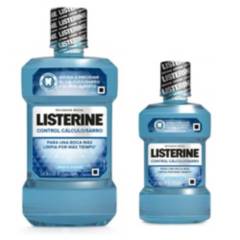 LISTERINE - Enjuague Bucal Listerine Pack Control Sarro 500 ml + 180 ml