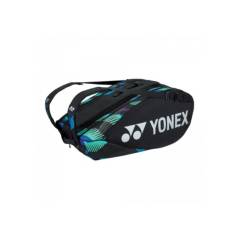 YONEX - BOLSO TENIS YONEX PRO 92229 NEGRO/VERDE/MORADO 9 PCS YONEX