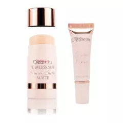 BEAUTY CREATIONS - Pack Primer “Stick Matte Flawless Stay”  “Glitter Para Ojo”