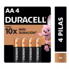 DURACELL - Pila Alcalina Duracell Blíster Aa X4 / Superstore