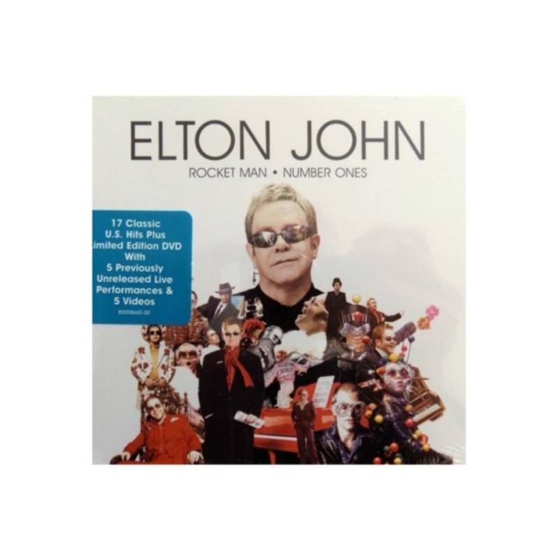 HITWAY MUSIC - ELTON JOHN - ROCKET MAN NUMBER ONES CDDVD HITWAY MUSIC