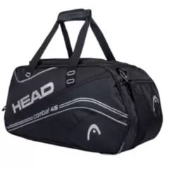 HEAD - Bolso Deportivo New Combat 45 Negro Plata Head 