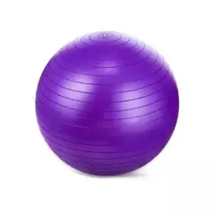 CRUSEC - Pelota balón Morado yoga 55 cm pilates con inflador Morado