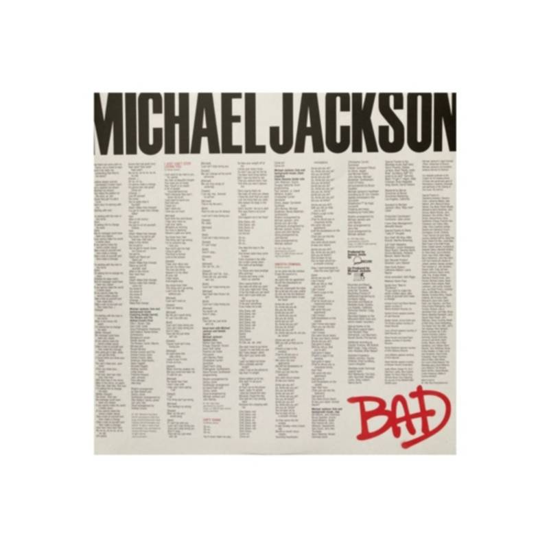 Vinilo Michael Jackson / Bad / Nuevo Sellado