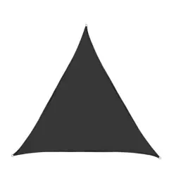 MIGLU - Toldo Vela Triangular Negro  Kit De Instalación
