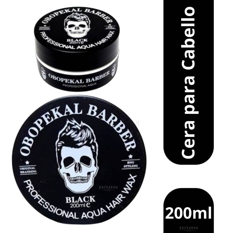 OBOPEKAL - Cera Gel Obopekal Black Para Barba y Cabello