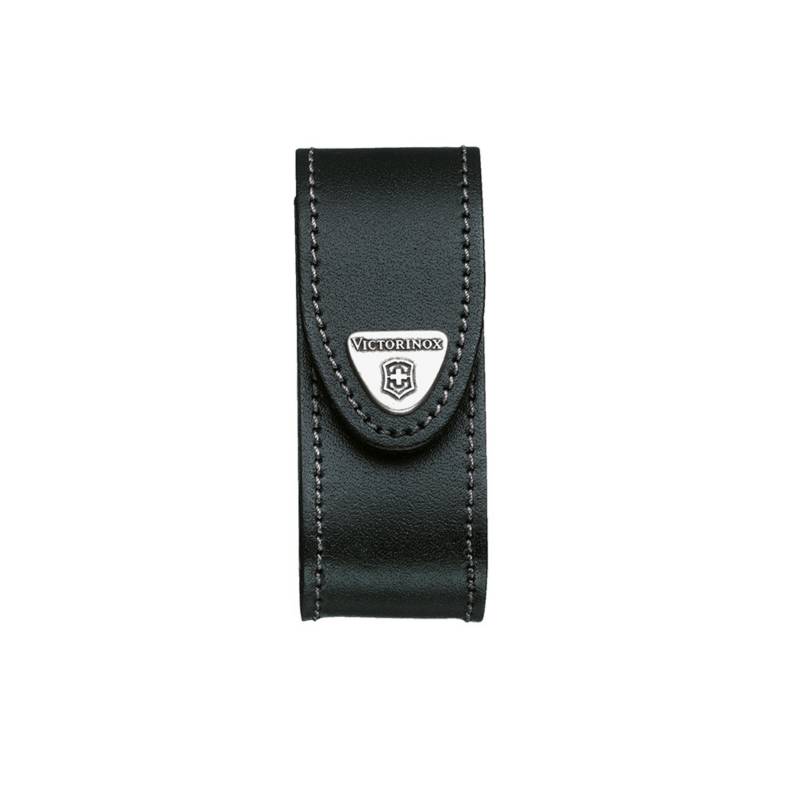 VICTORINOX - Estuche de cuero color negro para cinturón