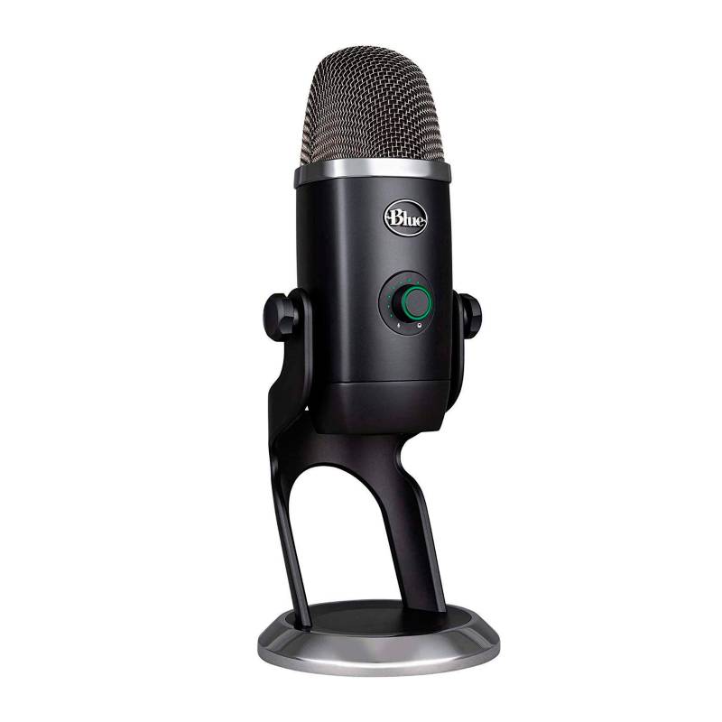 BLUE MICROPHONES - Microfono Gamer Blue Yeti X Negro Podcast Streaming