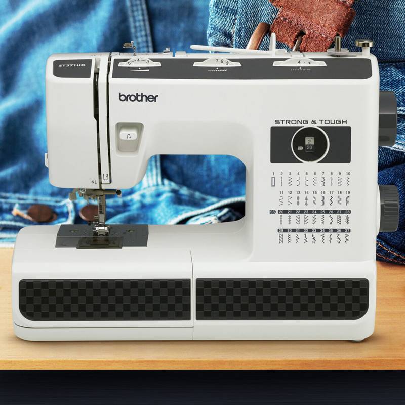 Máquina de coser Brother ST371HD, fuerte y rígida, con 37 tipos de puntada